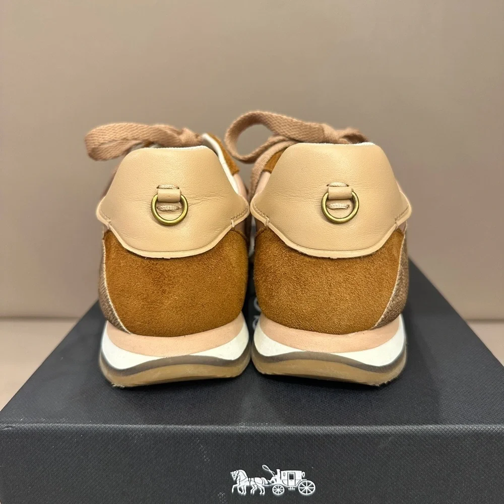 Coach C118 Leather Patchwork Runner Sneakers